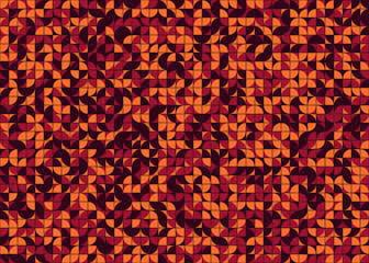 Abstract Geometric Pattern generative computational art illustration