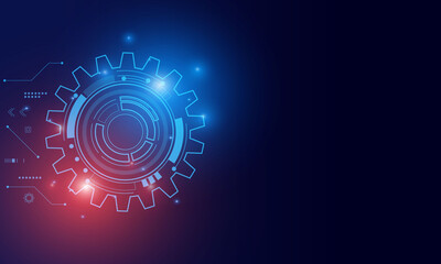 digital technology and engineering, digital telecoms concept, Hi-tech,futuristic technology background, vector illustration.	
