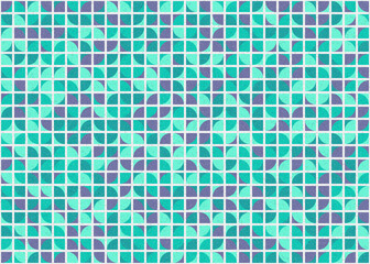 Abstract Geometric Pattern generative computational art illustration