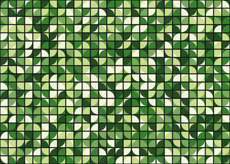 Fototapeta premium Abstract Geometric Pattern generative computational art illustration