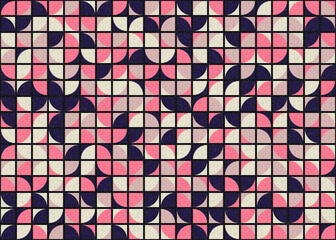 Abstract Geometric Pattern generative computational art illustration