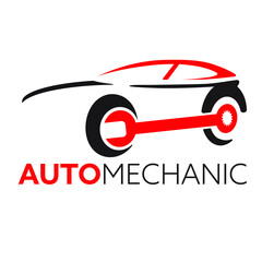 Auto Mechanic repair shop logo