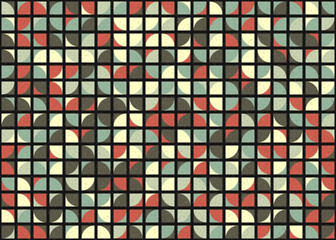 Abstract Geometric Pattern generative computational art illustration