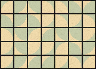 Abstract Geometric Pattern generative computational art illustration