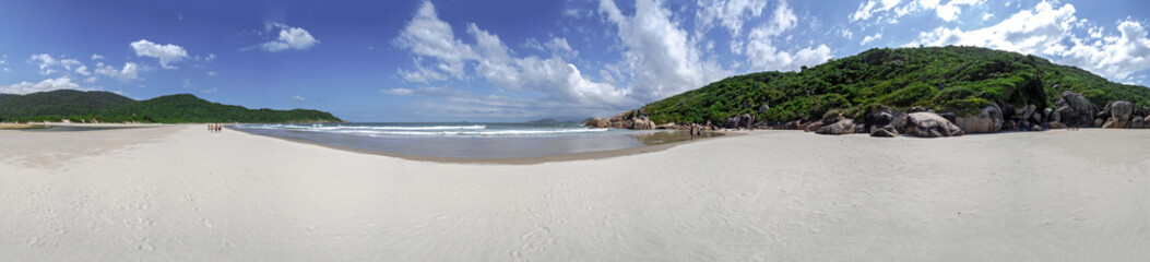 Florianópolis, Santa Catarina, Brazil: Naufragados is the beach on the southern tip of the island. Accessible only by trail or boat trip, is a favorite of those who seek quiet and contact with nature.