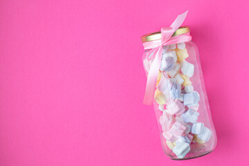 valentines day love background gift concept sweet present mothers Day romance or 8 March unexpected joy pleasant top view copy space for text food background rustic image