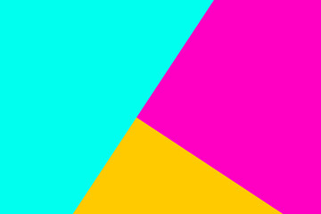 Abstract Color Block Design, Turquoise Fuchsia Gold Wallpaper Background