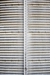 Metallic industrial tank