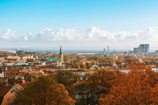view of the city, Halmstad