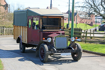 Vintage red truck	