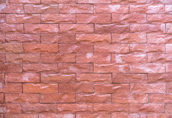 Tile wall for rectangular decorative stone
