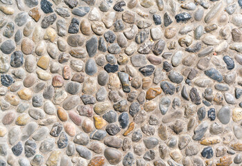 Pebbles texture for indoor and outdoor decoration and industrial construction concept design