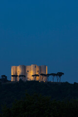 Castel del Monte, castle built in an octagonal shape by the Holy Roman Emperor Frederick II in the...