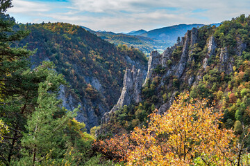 Landscape view at Saint Baudille et Pipet, local authorities association of Trieves in Vercors,...