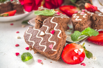 Valentines day chocolate cakes