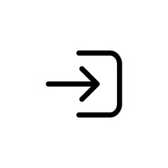 Logout vector icon. Logout illustration for web, mobile apps, design. Logout vector symbol.