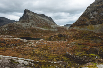 Fototapeta na wymiar Trollstiggen viewpoint