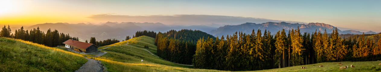 Fototapeta na wymiar view at the blomberg mountain in Germany