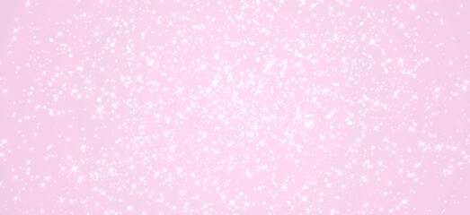 light pink festive shiny sparkling background with stars and sparks
