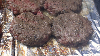 meat on the grill