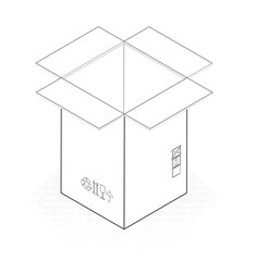 illustration of a box