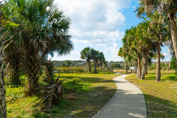 River to the Sea park on a beutiful day in Palm County Florida © Photoman