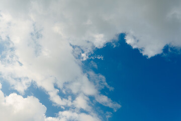 blue sky with clouds