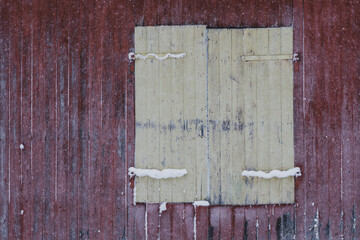 Gate of old barn.