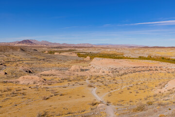 Beautiful landscape along the famous White Owl Canyon trail