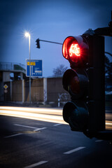 Radfahrer Verkehrsampel