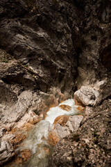 canyon of the river