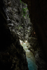 waterfall in the cave