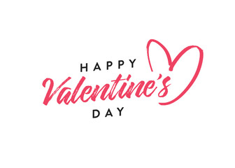 Cute Valentine's Day Background, Valentine's Day Card, Love Card, Love Greeting Card, Happy Valentine's Day Text, Romantic Background, Heart Background, Heart Vector Background