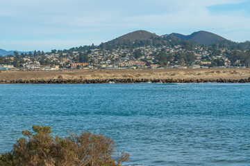 Morro Bay, cozy beach town in Central California
