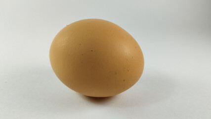 Chicken eggs, isolated on white background