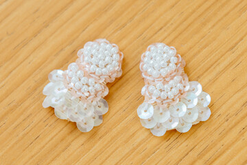 ビーズで作ったアクセサリー　