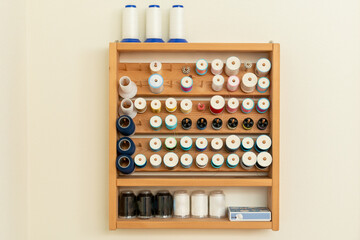 ミシン糸　糸巻き　収納