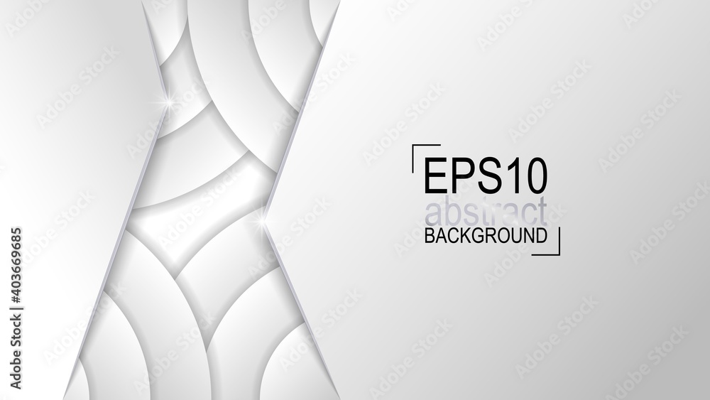 Poster eps10 monochrome abstract vector background. graphic effect based on circles in relief with their sh