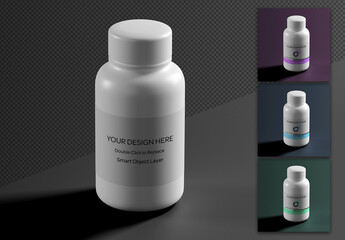 Mock Up of a Car Pill Container
