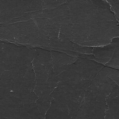 Cardboard black abstract texture close-up. Dark old paper background. Grunge concrete wall. Vintage blank wallpaper.