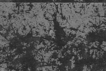 Cardboard black abstract texture close-up. Dark old paper background. Grunge concrete wall. Vintage blank wallpaper.