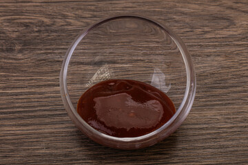 Traditional Barbicue sauce in the bowl