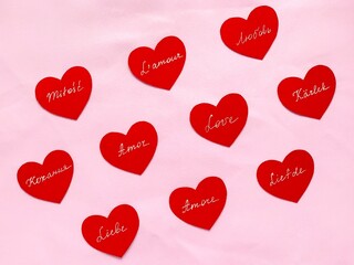 valentine hearts background