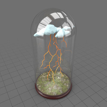 Clouds in jar