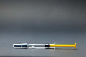 Vaccine for virus in small bottles