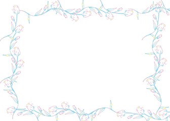 frame with flowers kindo of Russell prairie