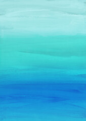 Colorful ink and watercolor texture on white paper background. Gradient paint strokes and decalcomania effect. Hand-painted gouache abstract image. Mess on the canvas.