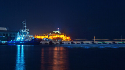 Kusadasi in Turkey, night shot