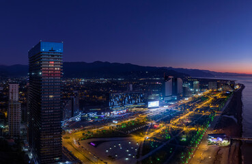 Fototapeta premium Batumi City. new boulevard 
