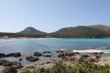 Fototapeta na wymiar beach Mallorca island Spain